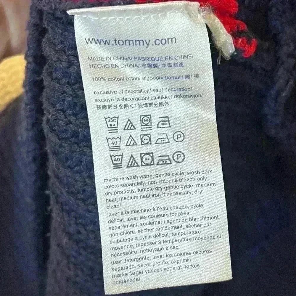 Vintage Tommy Hilfiger 100% cotton sweater size M - Picture 4 of 5